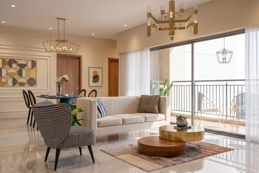Ebony at Brigade Orchards: Living room